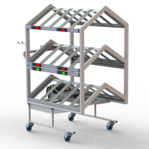 Pick-to-Light Top for attaching to an AMR in material handling